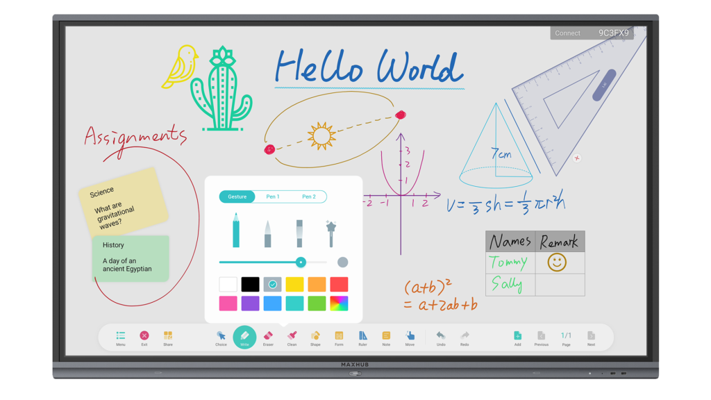 MaxHub Smart Interactive white board